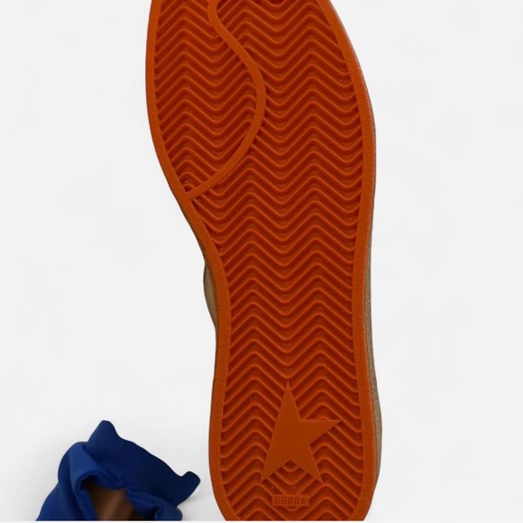 Golden Goose White and Orange Sneakers - Picture 4 of 6